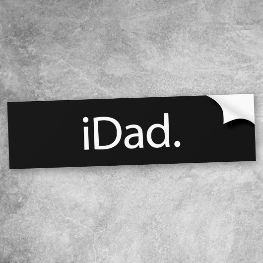 i Vater (iDad) Autoaufkleber