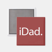 i Vater (iDad) Magnet (Vorderseite/Rückseite)