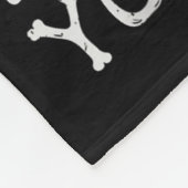 I’ve Got Your Back Skeleton Halloween Costume Funn Fleecedecke (Ecke)