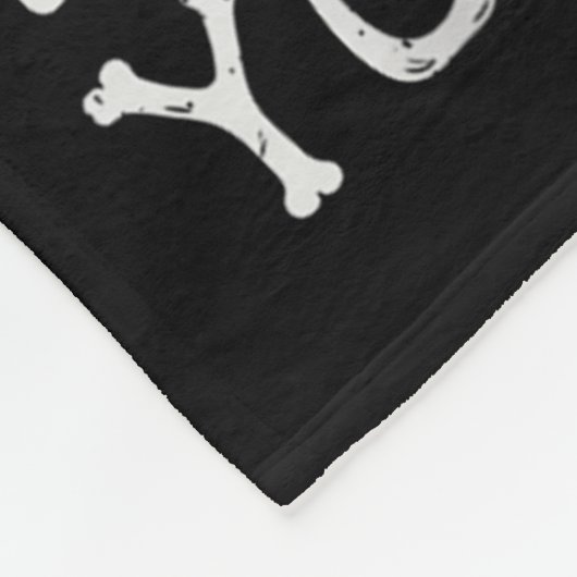 I’ve Got Your Back Skeleton Halloween Costume Funn Fleecedecke (Ecke)