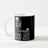 I’ve Got Your Back Skeleton Halloween Costume Funn Kaffeetasse (Links)
