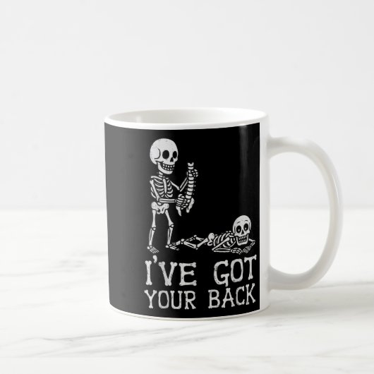 I’ve Got Your Back Skeleton Halloween Costume Funn Kaffeetasse (Rechts)