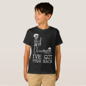 I’ve Got Your Back Skeleton Halloween Costume Funn T-Shirt (Vorne ganz)