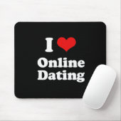 I verabredete Liebe online T-Shirt Mousepad (Mit Mouse)