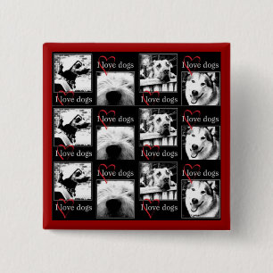 I verfolgt Liebe Knopf Button