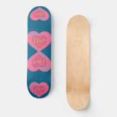 i VERHEIRATETE LIEBE Skateboard (Vorderseite)