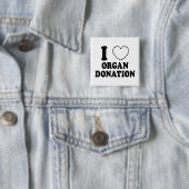 I {VERMISSTES HERZ} ORGANSPENDE BUTTON (Beispiel)
