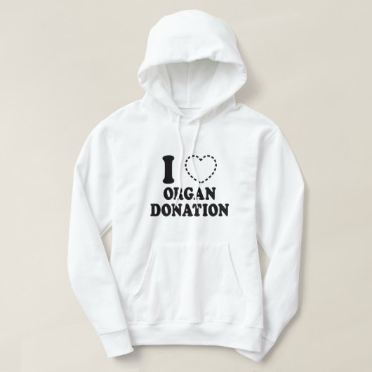 I {VERMISSTES HERZ} ORGANSPENDE HOODIE (Design vorne)