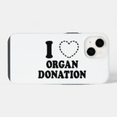 I {VERMISSTES HERZ} ORGANSPENDE iPhone HÜLLE (Rückseite (Horizontal))