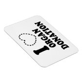 I {VERMISSTES HERZ} ORGANSPENDE MAGNET (Rechte Seite)