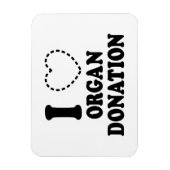 I {VERMISSTES HERZ} ORGANSPENDE MAGNET (Vertikal)