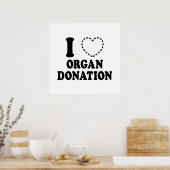 I {VERMISSTES HERZ} ORGANSPENDE POSTER (Küche)