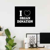 I {VERMISSTES HERZ} ORGANSPENDE POSTER (Heimbüro)