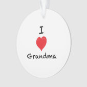 I versah Liebe-Großmutter-Gewohnheit 2 Ornament (Vorderseite)