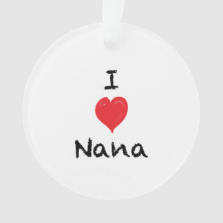 I versah Liebe meine Nana-Gewohnheit 2 Ornament