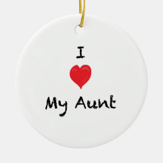 I versah Liebe meine Tante Custom 2 Keramik Ornament