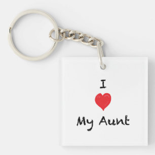 I versah Liebe meine Tante Custom 2 Schlüsselanhänger