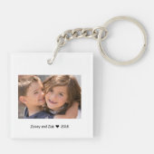 I versah Liebe meine Tante Custom 2 Schlüsselanhänger (Rückseite)