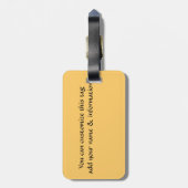 I Vision Gepäckanhänger (Rückseite vertikal)