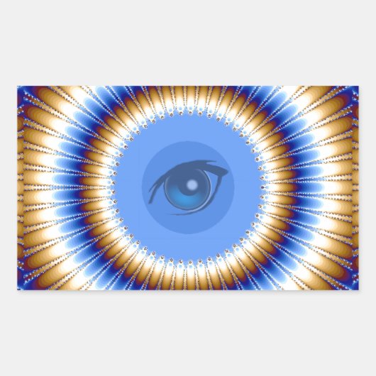 I Vision Rechteckiger Aufkleber (Vorderseite)