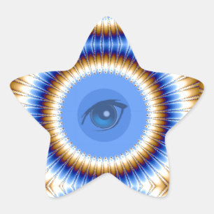 I Vision Stern-Aufkleber