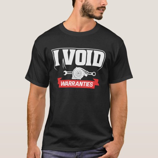 I void Warranties  Mechanics T-Shirt (Vorderseite)