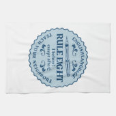 I vor E, außer nach C Rule Funny Geschirrtuch (Horizontal)