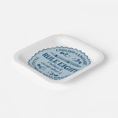 I vor E, außer nach C Rule Funny Pappteller (Gewinkelt)