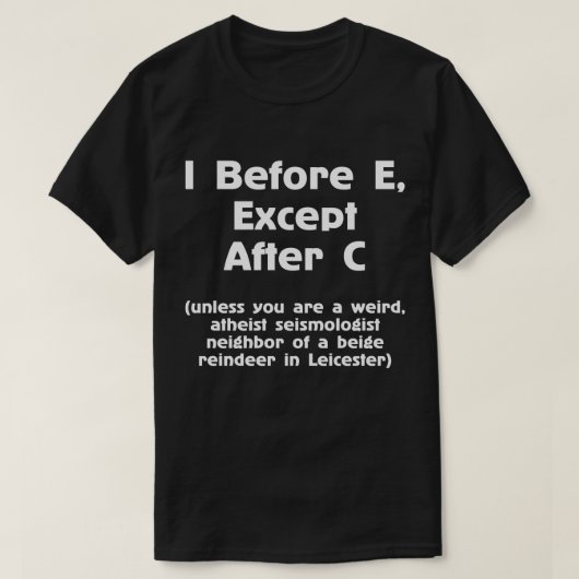 I vor e-Grammatik-lustigem Mathe-T-Shirt T-Shirt (Design vorne)