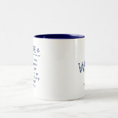 I vor E - lustige Lehrer-Tasse Zweifarbige Tasse (Mittel)