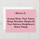 I Vor E Postkarte (Vorne/Hinten)