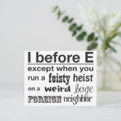 I vor E Postkarte (Stehend Vorderseite)