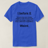 I vor E T-Shirt (Design vorne)