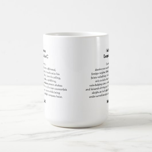 i vor e Tasse (Mittel)