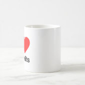 I Vorteile der Liebe Kaffeetasse (Mittel)