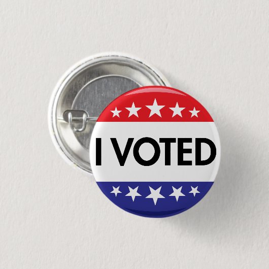 I Voted Button 2020 Wahl (Vorne & Hinten)