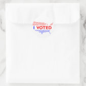 I Voted USA Circular Sticker (Tasche)