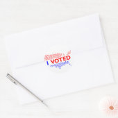 I Voted USA Circular Sticker (Umschlag)