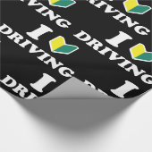 I Wakaba [Herz/Liebe] Autofahrerpapier Geschenkpapier (Ecke)