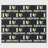 I Wakaba [Herz/Liebe] Autofahrerpapier Geschenkpapier (Flach)