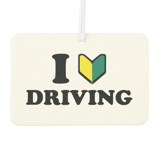 I Wakaba [Herz/Liebe] Fahren Autolufterfrischer (Rückseite)