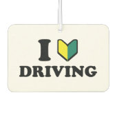 I Wakaba [Herz/Liebe] Fahren Autolufterfrischer (Vorderseite)