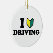 I Wakaba [Herz/Liebe] Fahren Keramik Ornament (Rechts)