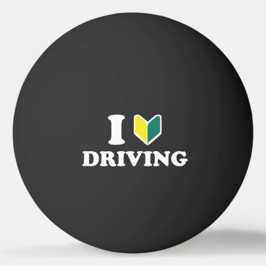 I Wakaba [Herz/Liebe] Pingpongball fahren Tischtennisball (Vorderseite)
