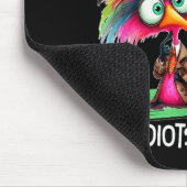 I Wake Up Everyday With A Good Attitude, Funny Sar Mousepad (Ecke)