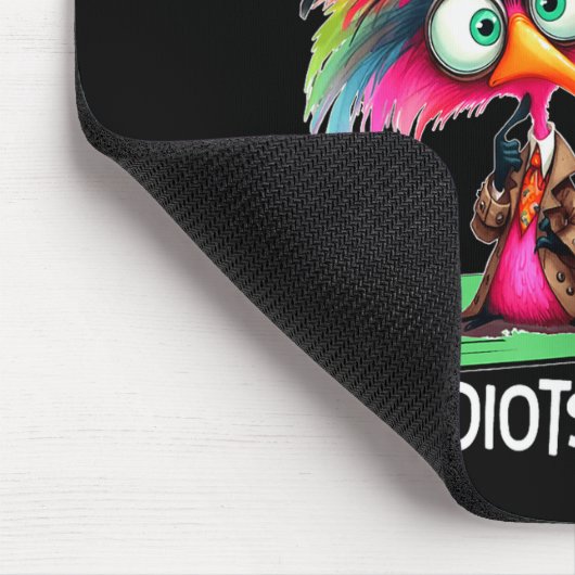 I Wake Up Everyday With A Good Attitude, Funny Sar Mousepad (Ecke)