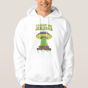 I Wand zu entspannen - Funny UFO - Puke Spaß Hoodie