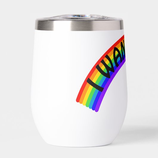 I Wanna Die - Rainbow (Vorderseite)