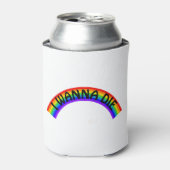 I Wanna Die - Rainbow Dosenkühler (Kanne Vorderseite)