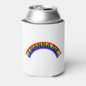 I Wanna Die - Rainbow Dosenkühler (Kanne Rückseite)